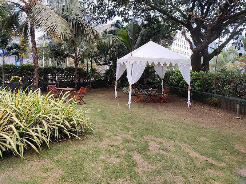Garden with Hotels in Ginger Hotels Goa Panjim